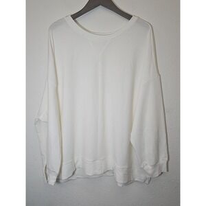 JoySpun Pajama Set-Long Sleeve Top/Long Bottoms Gray‎ And White 3X